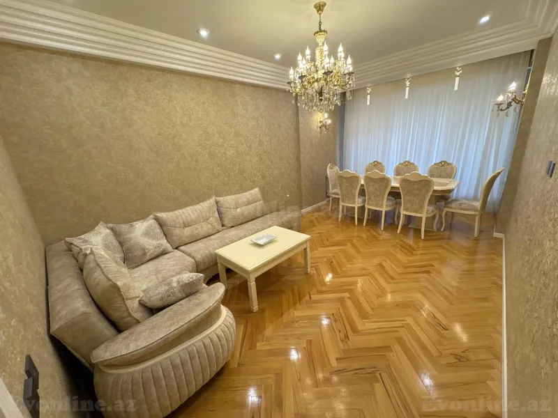 Kirayə verilir 3 otaqlı Mənzil Yeni tikili 132 m² Bakmil m. - şəkil 2