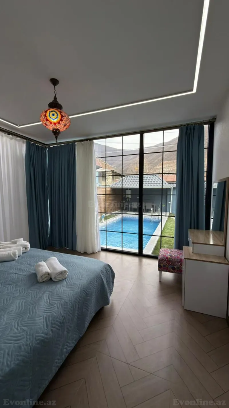 Kirayə verilir 4 otaqlı Həyət evi 140 m² Şəki - şəkil 3