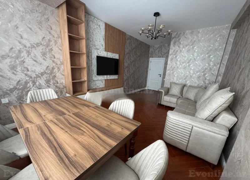 Kirayə verilir 2 otaqlı Mənzil Yeni tikili 80 m² Memar Əcəmi m. - şəkil 3