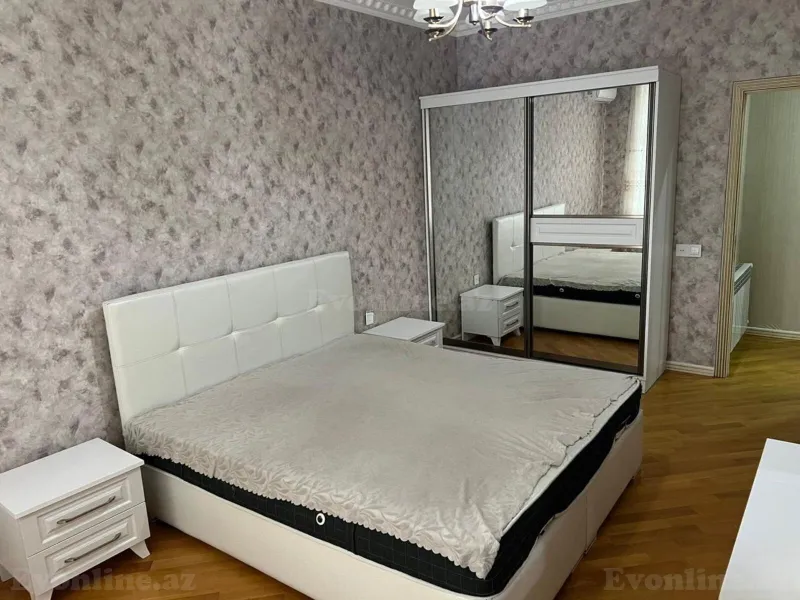 Kirayə verilir 3 otaqlı Mənzil Yeni tikili 90 m² Nərimanov r. - şəkil 2