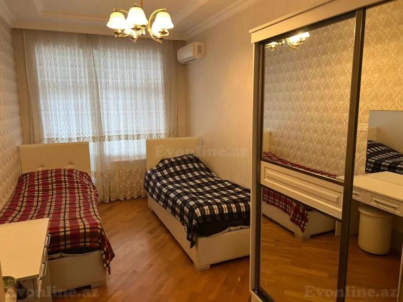 Kirayə verilir 3 otaqlı Mənzil Yeni tikili 90 m² Nərimanov r. - şəkil 3