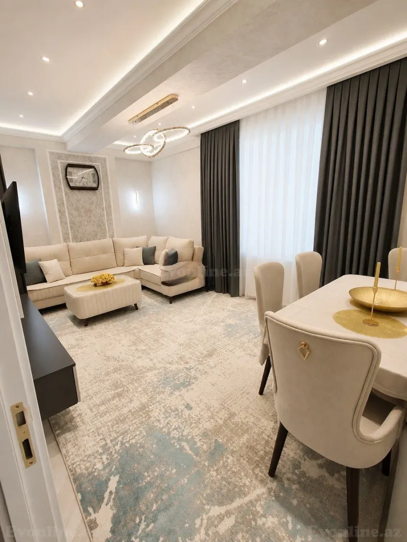 Satılır 3 otaqlı Mənzil Yeni tikili 91 m² Həzi Aslanov m. - şəkil 2