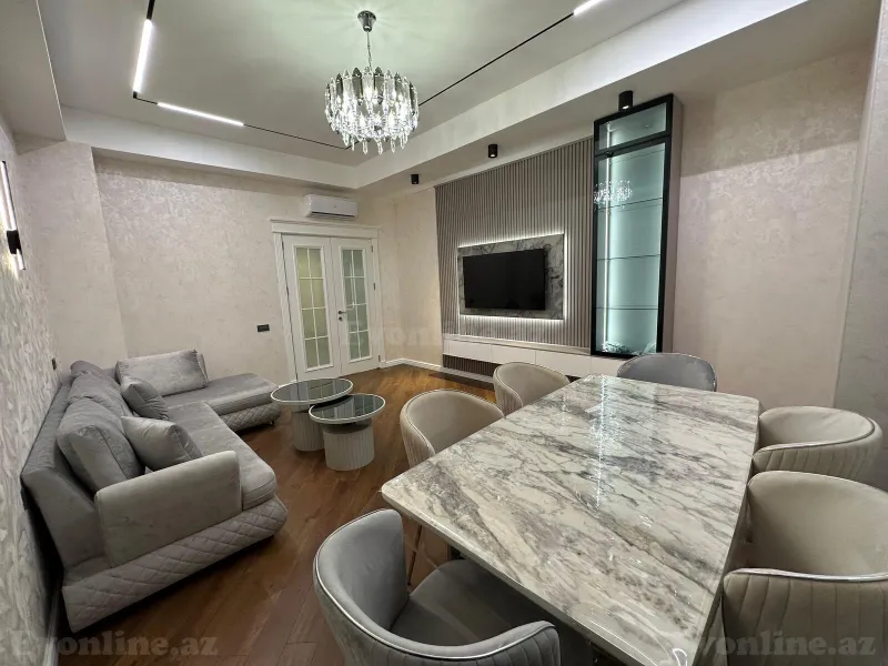 Kirayə verilir 3 otaqlı Mənzil Yeni tikili 110 m² Ağ şəhər