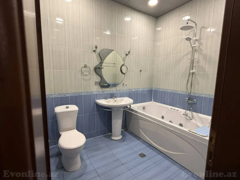 Kirayə verilir 4 otaqlı Mənzil Yeni tikili 160 m² Nəsimi r. - şəkil 8