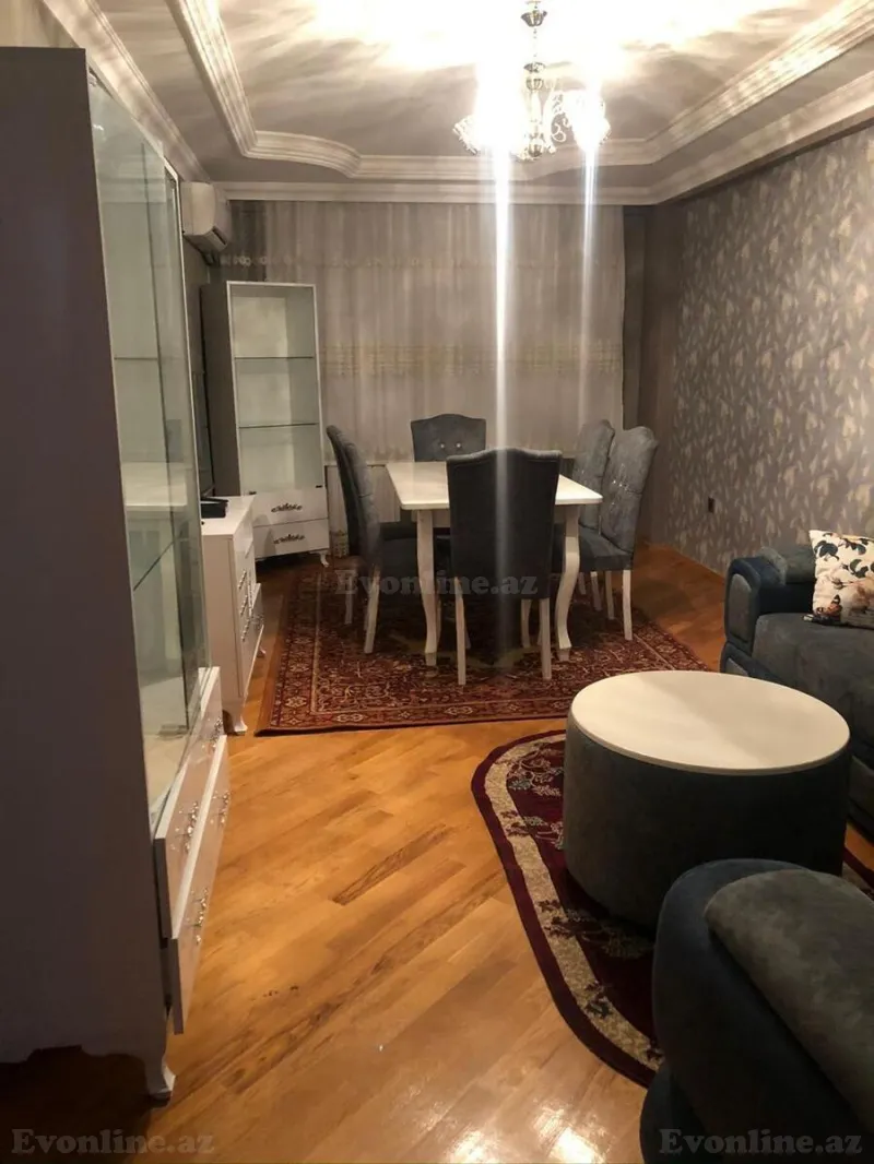 Kirayə verilir 3 otaqlı Mənzil Yeni tikili 120 m² Nəriman Nərimanov m. - şəkil 2