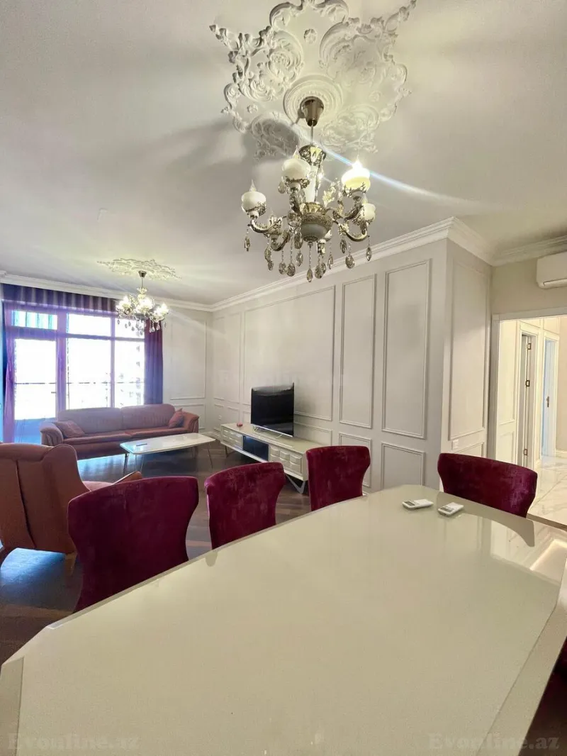Kirayə verilir 3 otaqlı Mənzil Yeni tikili 148 m² 8 Noyabr m. - şəkil 3