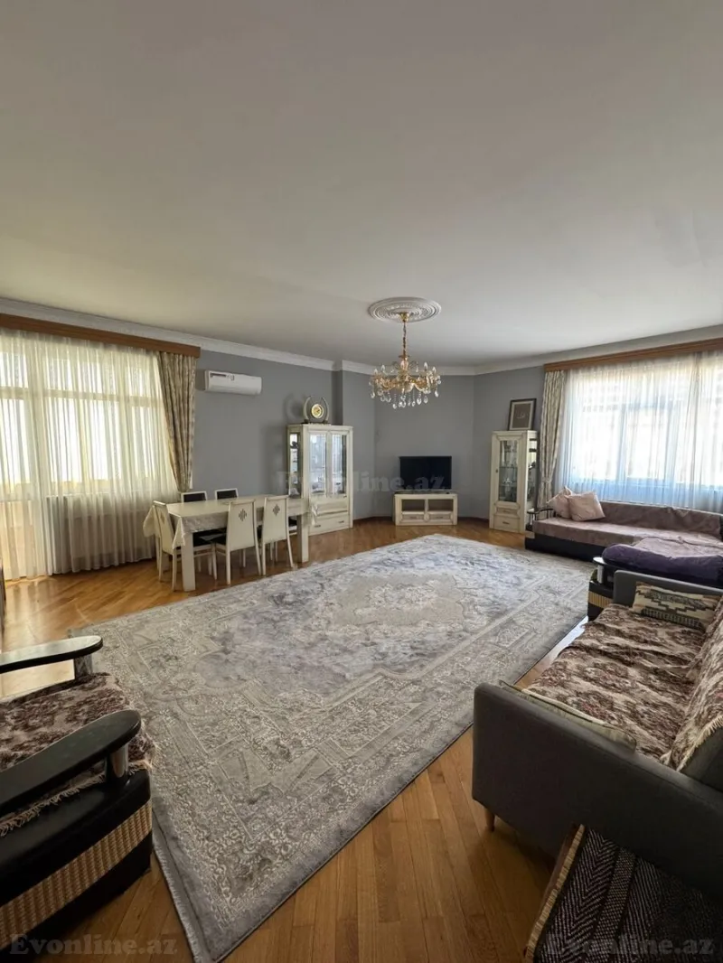 Satılır 3 otaqlı Mənzil Yeni tikili 160 m² Elmlər Akademiyası m. - şəkil 3