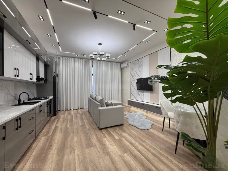 Kirayə verilir 2 otaqlı Mənzil Yeni tikili 67 m² Nəsimi r. - şəkil 2