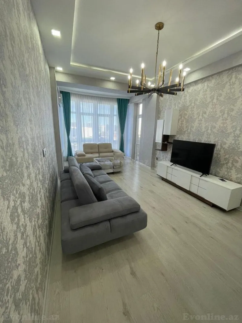 Kirayə verilir 2 otaqlı Mənzil Yeni tikili 100 m² Xətai r. - şəkil 3