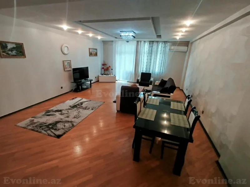 Kirayə verilir 3 otaqlı Mənzil Yeni tikili 130 m² Nəsimi r. - şəkil 4