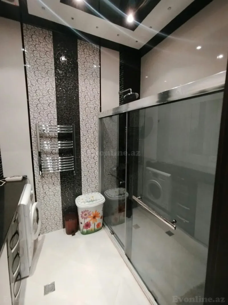 Kirayə verilir 3 otaqlı Mənzil Yeni tikili 130 m² Nəsimi r. - şəkil 8