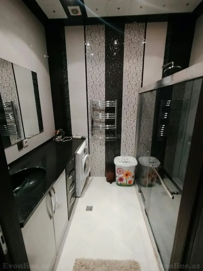 Kirayə verilir 3 otaqlı Mənzil Yeni tikili 130 m² Nəsimi r. - şəkil 11