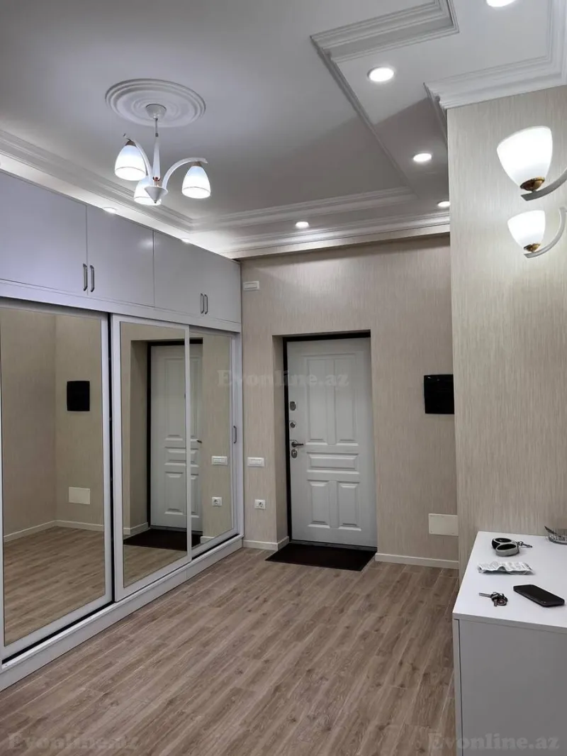 Kirayə verilir 3 otaqlı Mənzil Yeni tikili 130 m² Nərimanov r. - şəkil 8