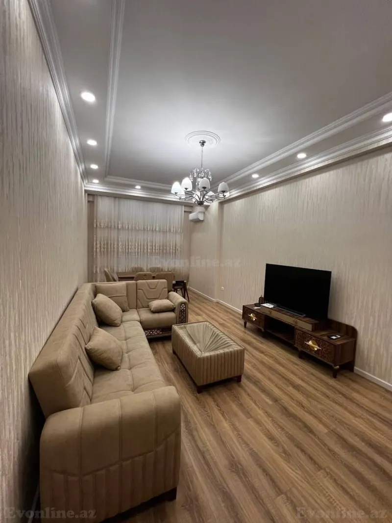 Kirayə verilir 3 otaqlı Mənzil Yeni tikili 130 m² Nərimanov r. - şəkil 11