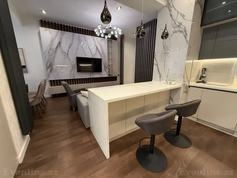 Kirayə verilir 3 otaqlı Mənzil Yeni tikili 120 m² Nizami m. - şəkil 4