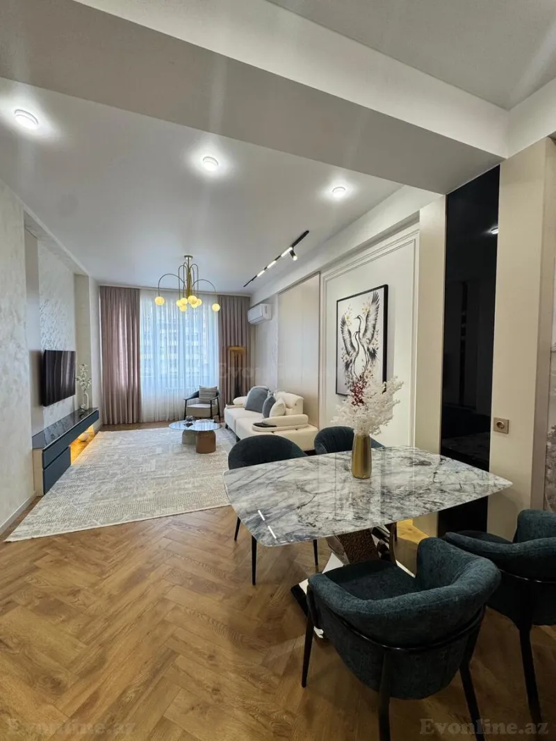 Satılır 3 otaqlı Mənzil Yeni tikili 90 m² Həzi Aslanov m. - şəkil 2