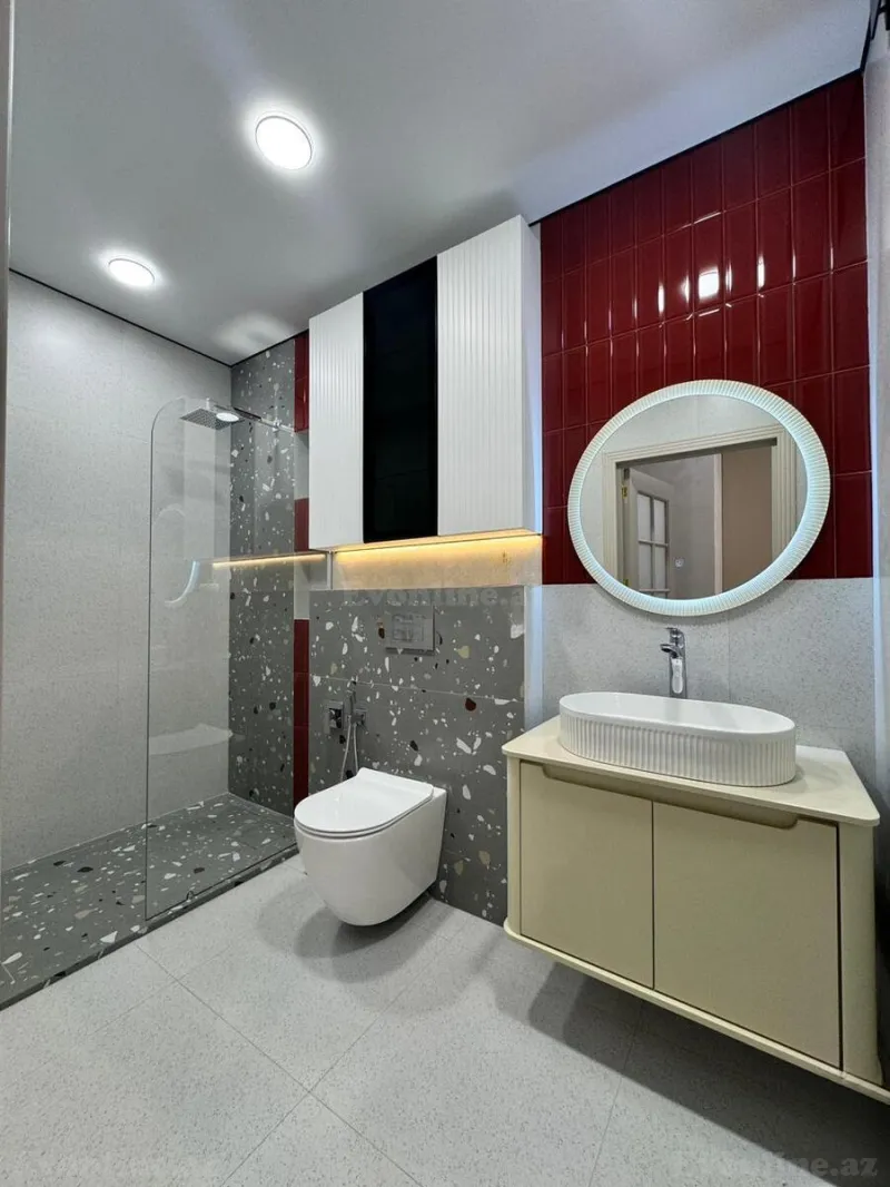 Satılır 3 otaqlı Mənzil Yeni tikili 90 m² Həzi Aslanov m. - şəkil 13