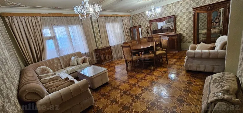 Kirayə verilir 4 otaqlı Mənzil Köhnə tikili 100 m² Nəsimi r. - şəkil 7