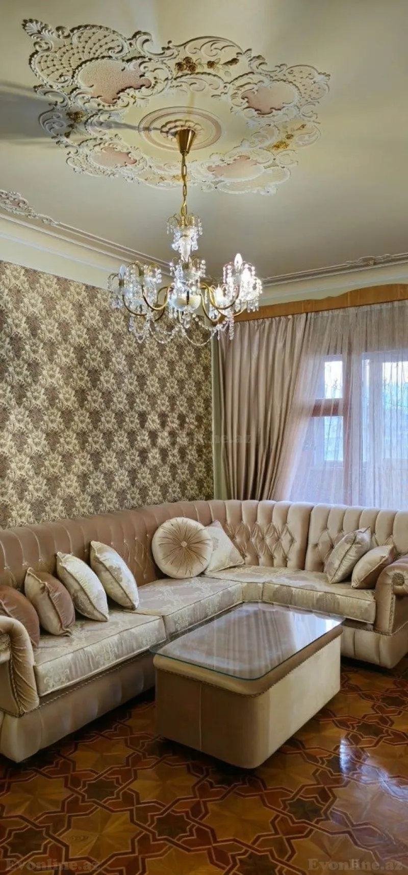 Kirayə verilir 4 otaqlı Mənzil Köhnə tikili 100 m² Nəsimi r. - şəkil 24