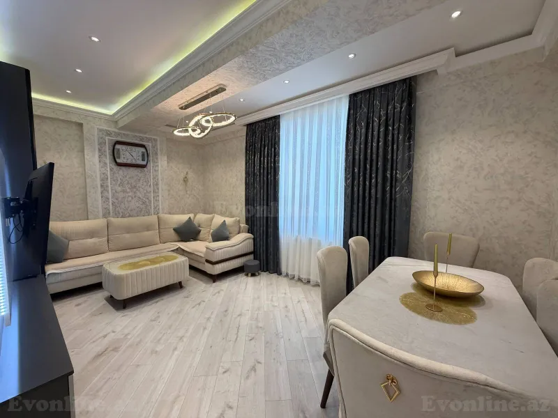 Satılır 3 otaqlı Mənzil Yeni tikili 91 m² Həzi Aslanov m. - şəkil 4