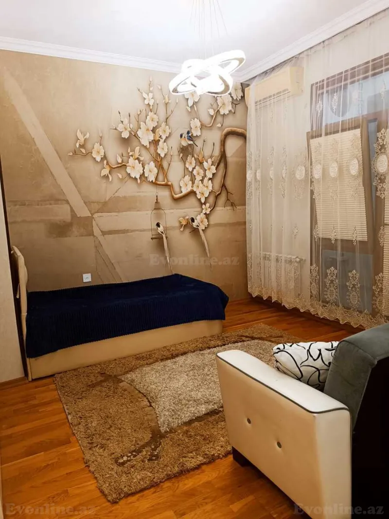 Kirayə verilir 2 otaqlı Mənzil Yeni tikili 55 m² İnşaatçılar m. - şəkil 3