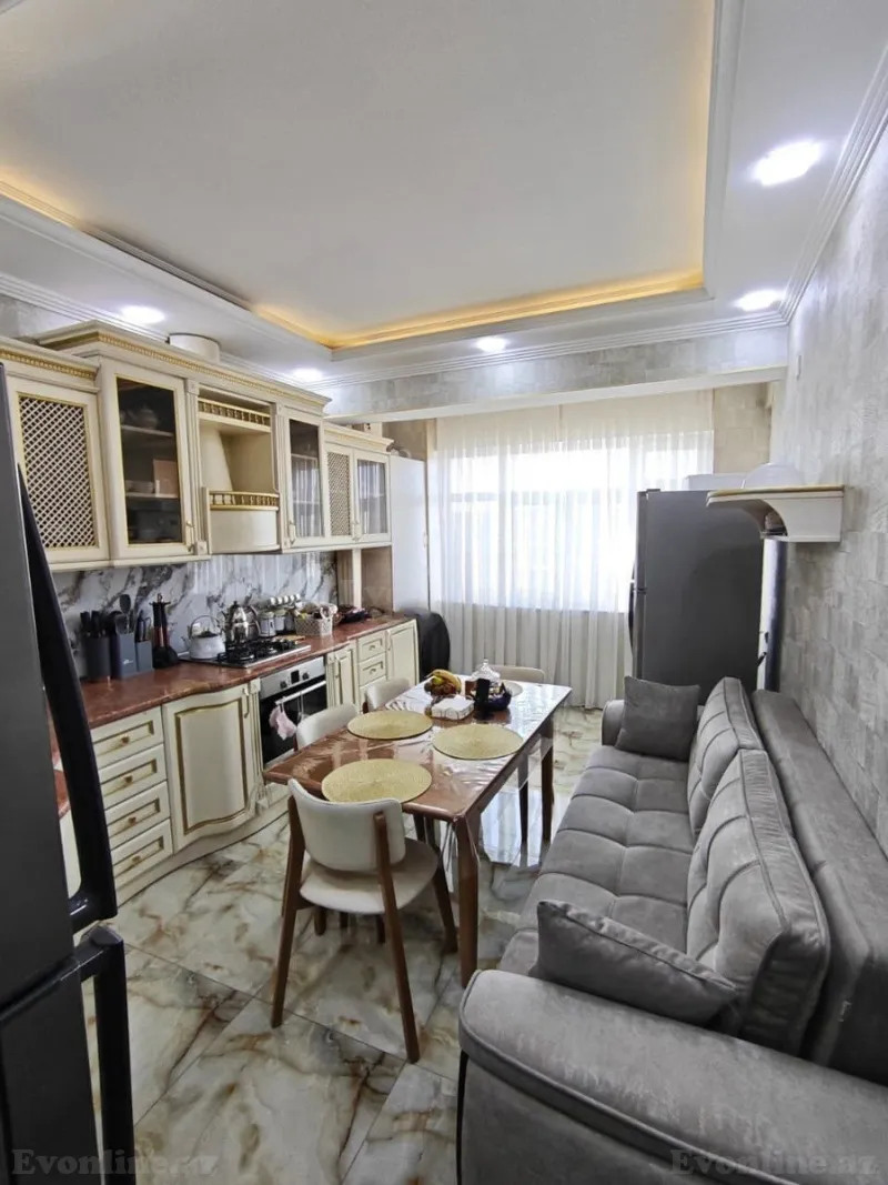 Satılır 3 otaqlı Mənzil Yeni tikili 125 m² İnşaatçılar m. - şəkil 4