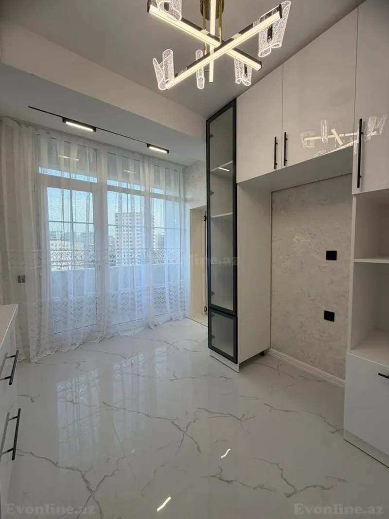 Satılır 3 otaqlı Mənzil Yeni tikili 88 m² Həzi Aslanov m. - şəkil 4