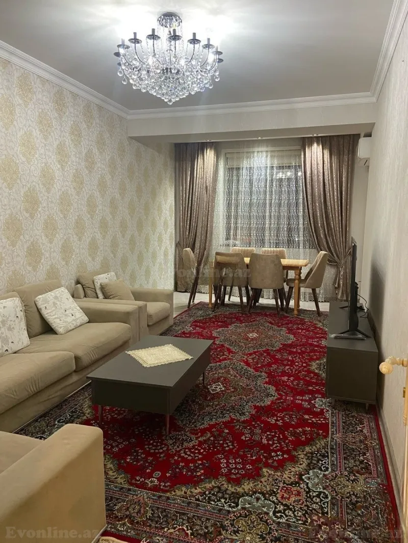 Kirayə verilir 2 otaqlı Mənzil Yeni tikili 110 m² Nəriman Nərimanov m. - şəkil 3