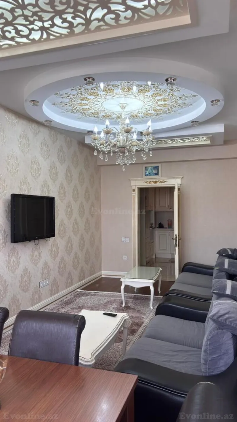Satılır 4 otaqlı Mənzil Yeni tikili 92 m² Həzi Aslanov m. - şəkil 2