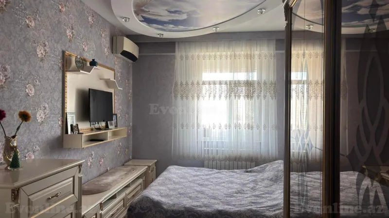Satılır 4 otaqlı Mənzil Yeni tikili 92 m² Həzi Aslanov m. - şəkil 4