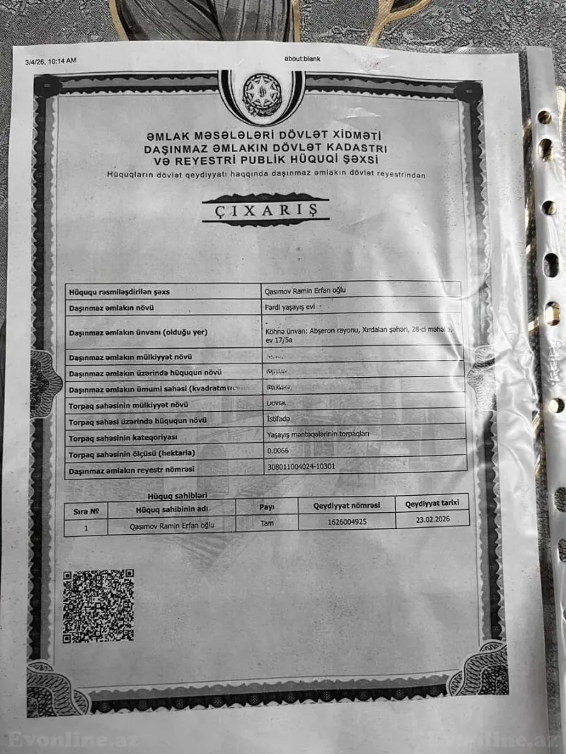 Satılır 3 otaqlı Həyət evi 66 m² Xırdalan - şəkil 7