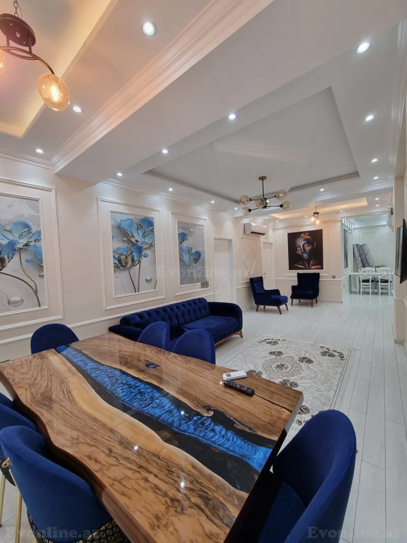 Kirayə verilir 3 otaqlı Mənzil Yeni tikili 110 m² Nərimanov r. - şəkil 2