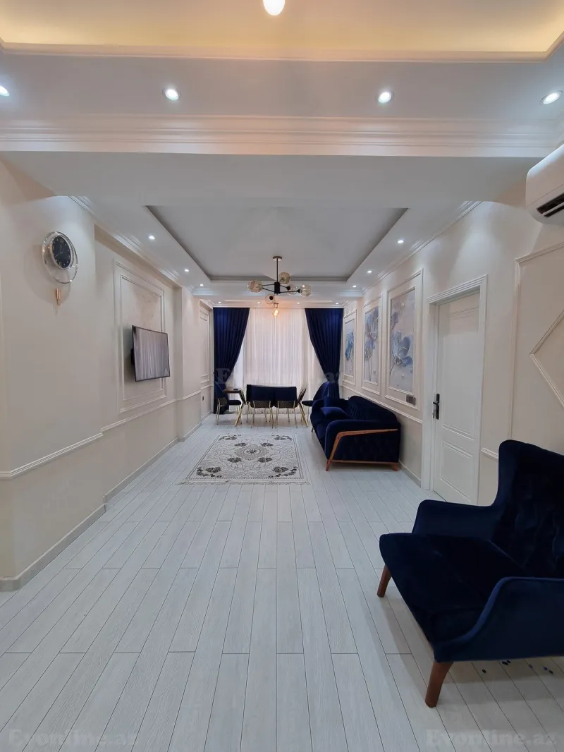 Kirayə verilir 3 otaqlı Mənzil Yeni tikili 110 m² Nərimanov r. - şəkil 5