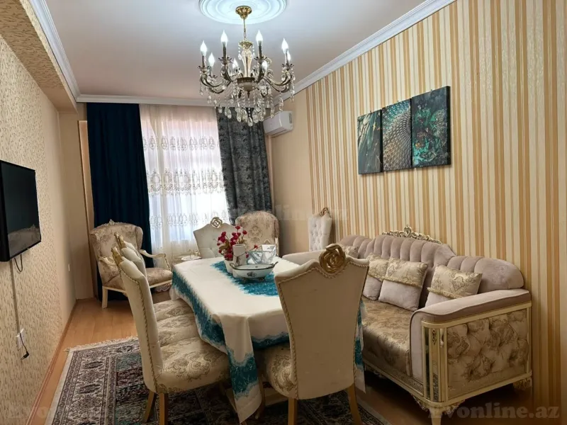 Satılır 4 otaqlı Mənzil Yeni tikili 115 m² Həzi Aslanov m. - şəkil 2