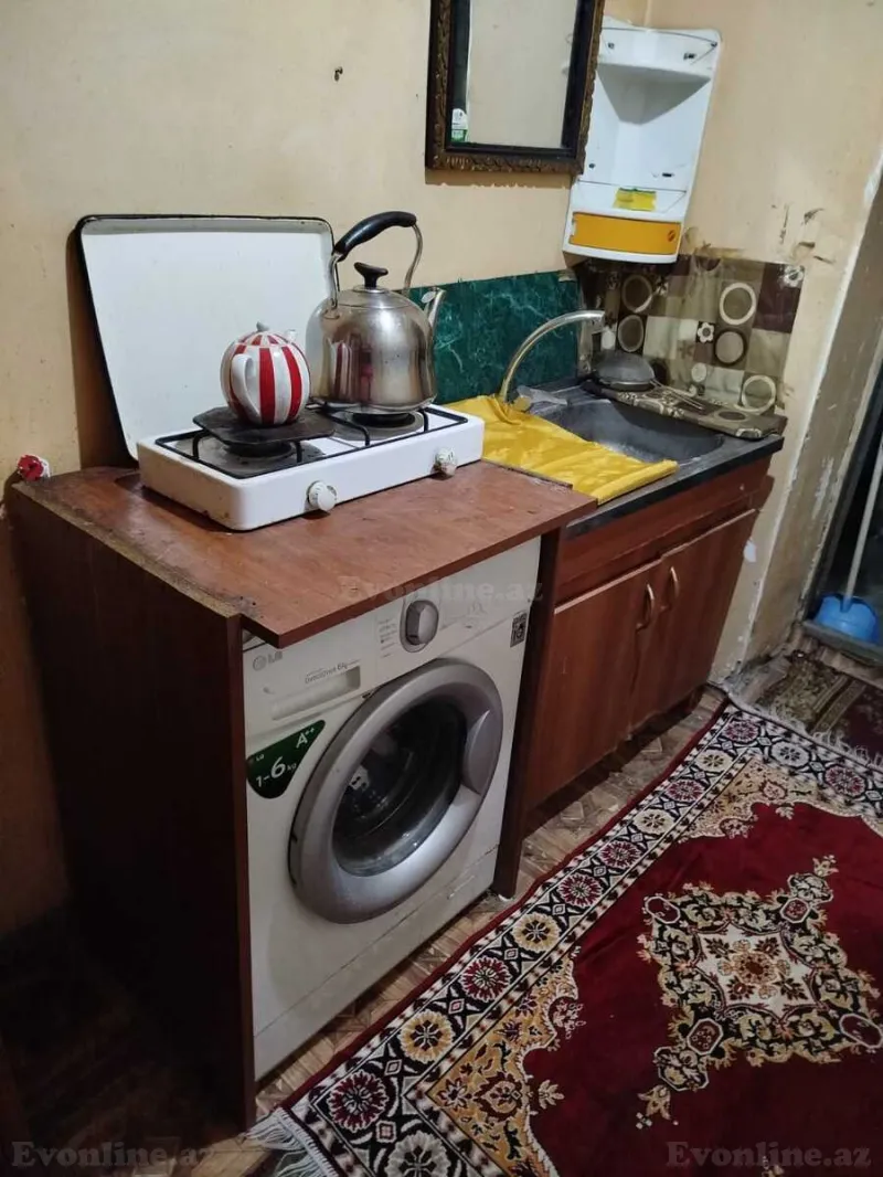 Kirayə verilir 1 otaqlı Həyət evi 40 m² Nəsimi r. - şəkil 3