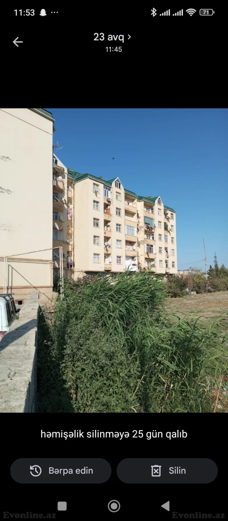 2 otaqlı Mənzil 54 m² 20 Yanvar m. Satılır
