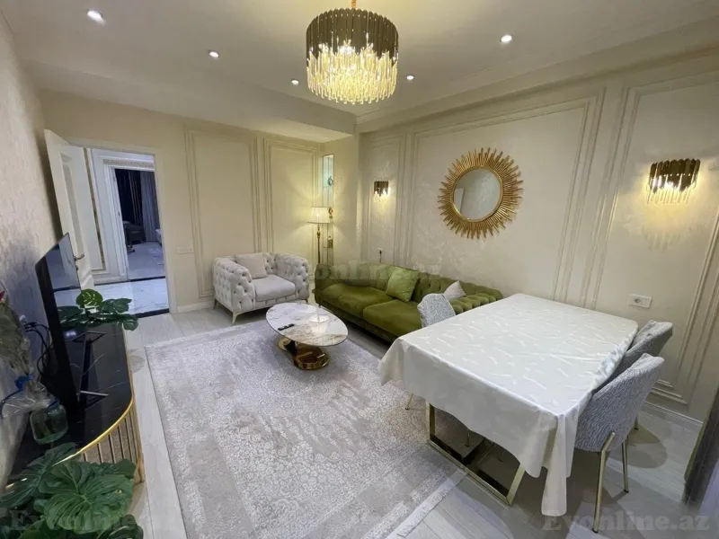 Kirayə verilir 3 otaqlı Mənzil Yeni tikili 110 m² Nəsimi r. - şəkil 2