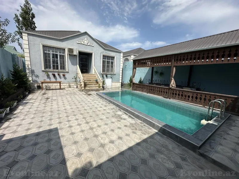 4 otaqlı Həyət evi 100 m² Binə Kirayə verilir