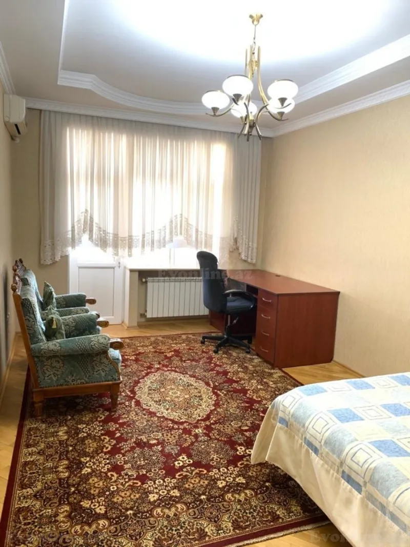 Kirayə verilir 4 otaqlı Mənzil Yeni tikili 201 m² Nizami m. - şəkil 8