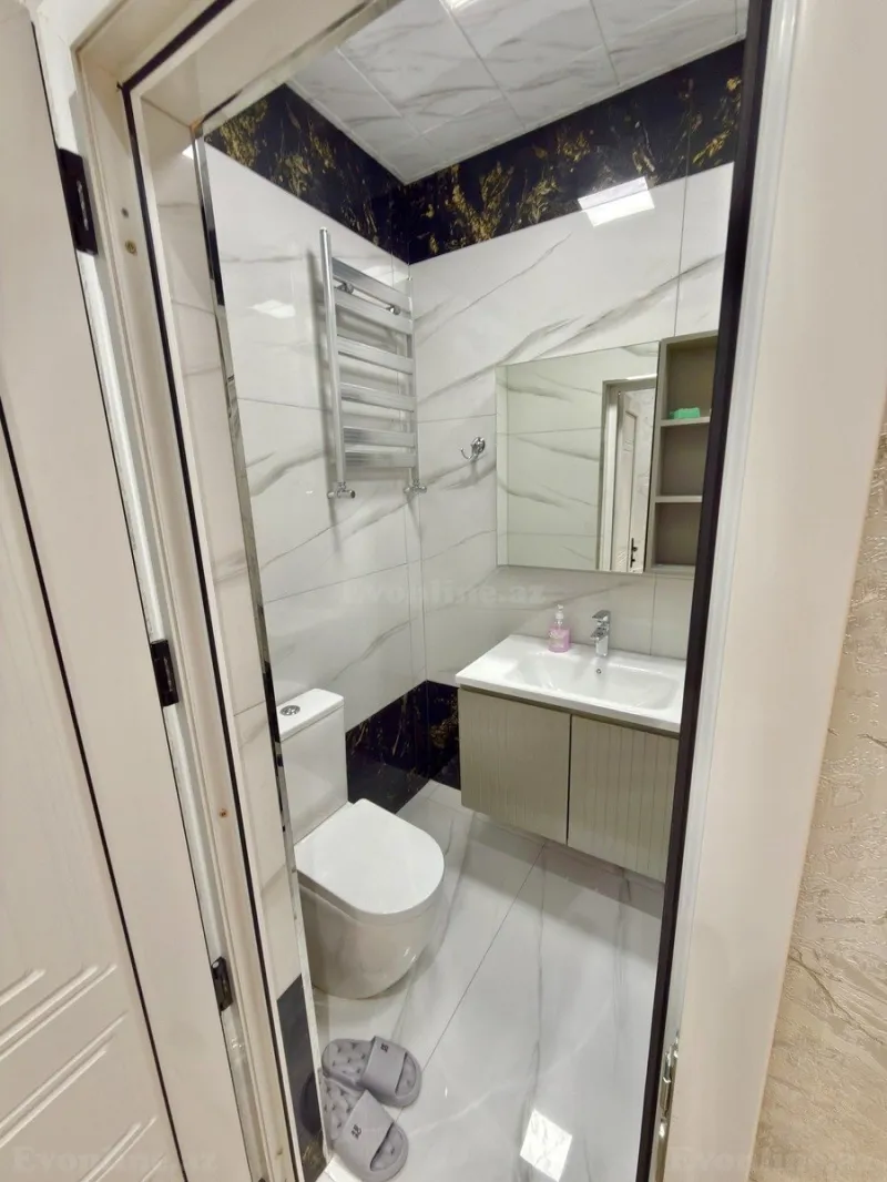 Kirayə verilir 3 otaqlı Mənzil Yeni tikili 90 m² Nəsimi r. - şəkil 12