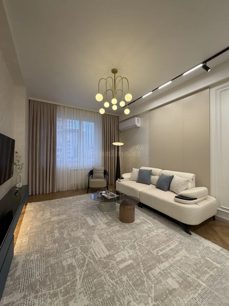 Satılır 3 otaqlı Mənzil Yeni tikili 90 m² Həzi Aslanov m. - şəkil 2