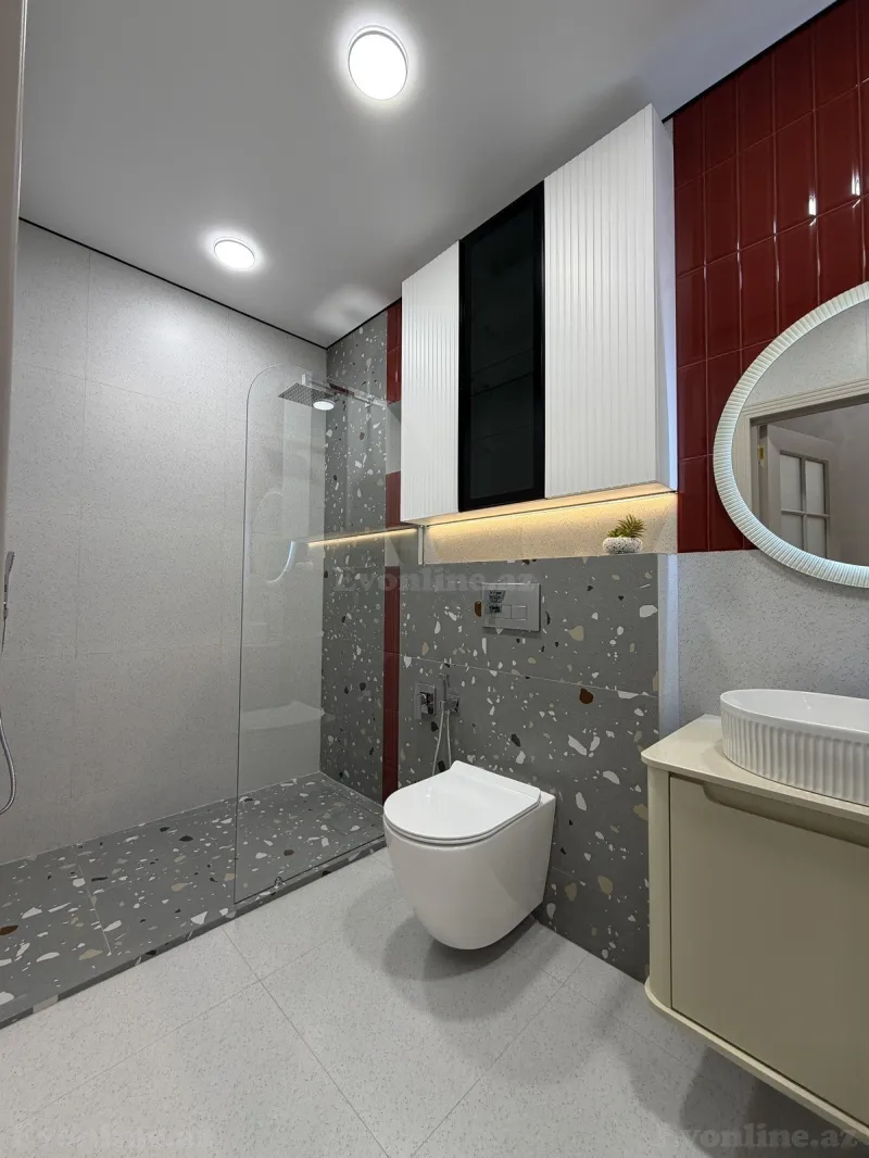 Satılır 3 otaqlı Mənzil Yeni tikili 90 m² Həzi Aslanov m. - şəkil 13