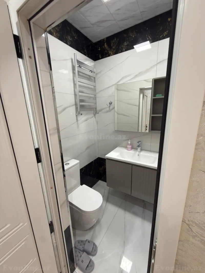 Kirayə verilir 3 otaqlı Mənzil Yeni tikili 80 m² Nəsimi r. - şəkil 12