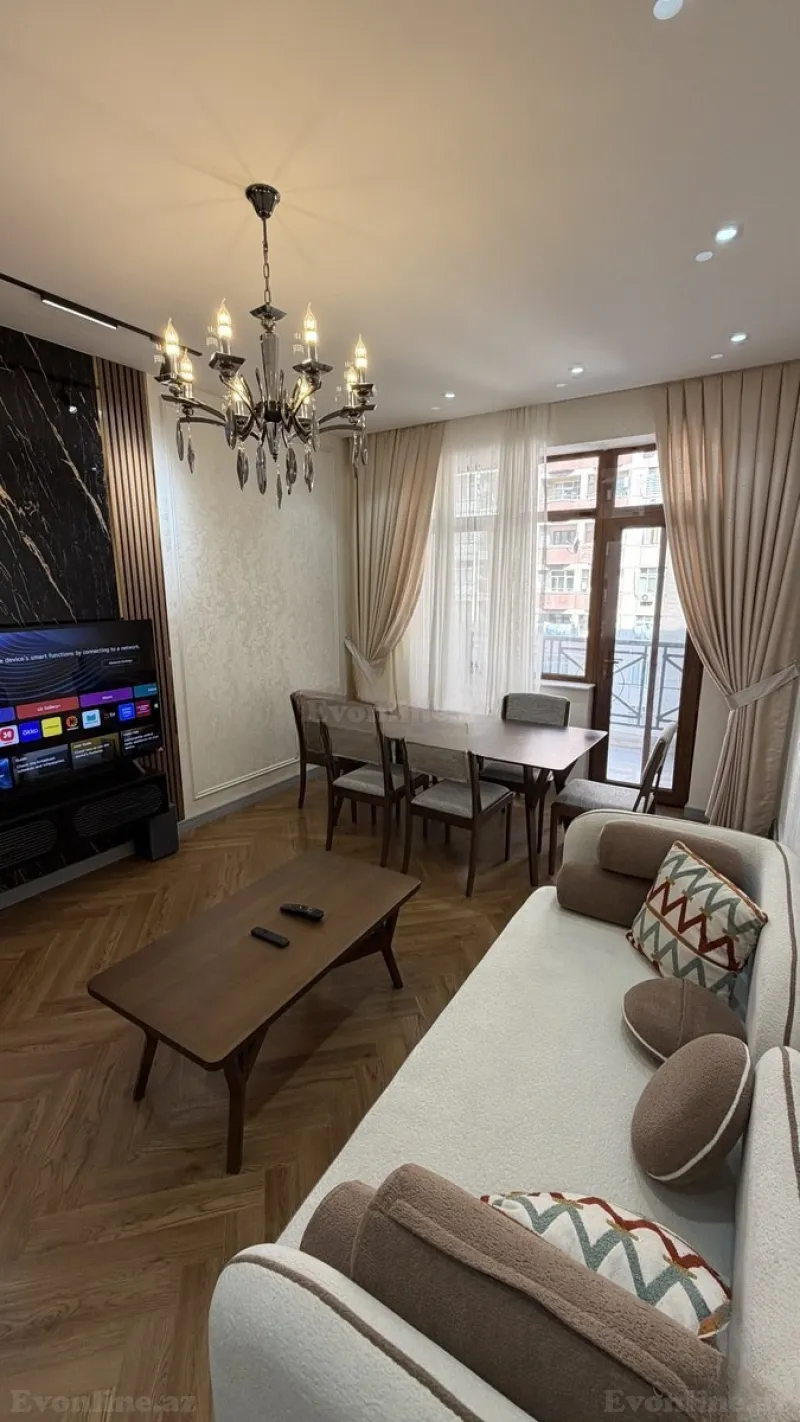 Kirayə verilir 2 otaqlı Mənzil Yeni tikili 70 m² Nərimanov r. - şəkil 4
