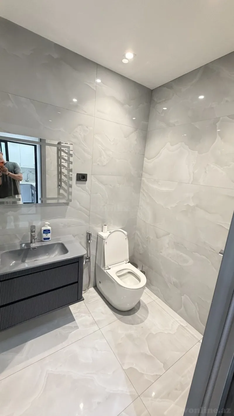 Kirayə verilir 2 otaqlı Mənzil Yeni tikili 70 m² Nərimanov r. - şəkil 19