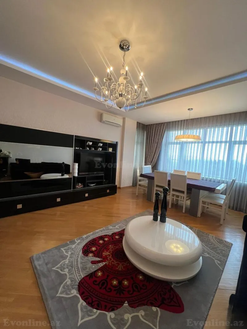 Kirayə verilir 3 otaqlı Mənzil Yeni tikili 120 m² Səbail r. - şəkil 5