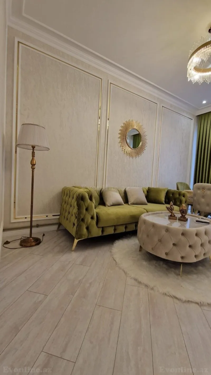 Kirayə verilir 2 otaqlı Mənzil Yeni tikili 60 m² Nərimanov r. - şəkil 3