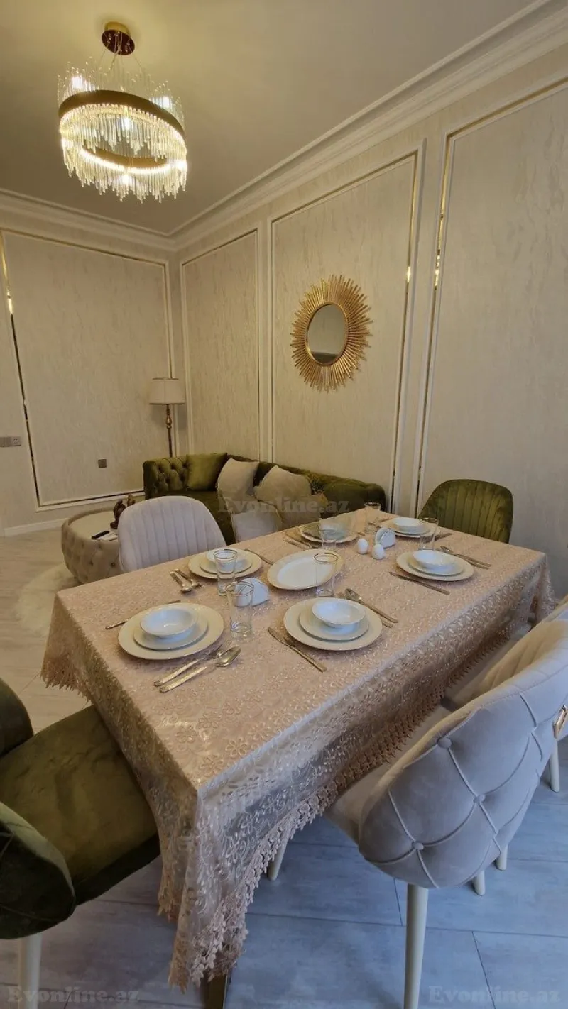 Kirayə verilir 2 otaqlı Mənzil Yeni tikili 60 m² Nərimanov r. - şəkil 4