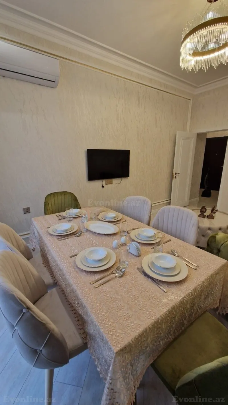 Kirayə verilir 2 otaqlı Mənzil Yeni tikili 60 m² Nərimanov r. - şəkil 5