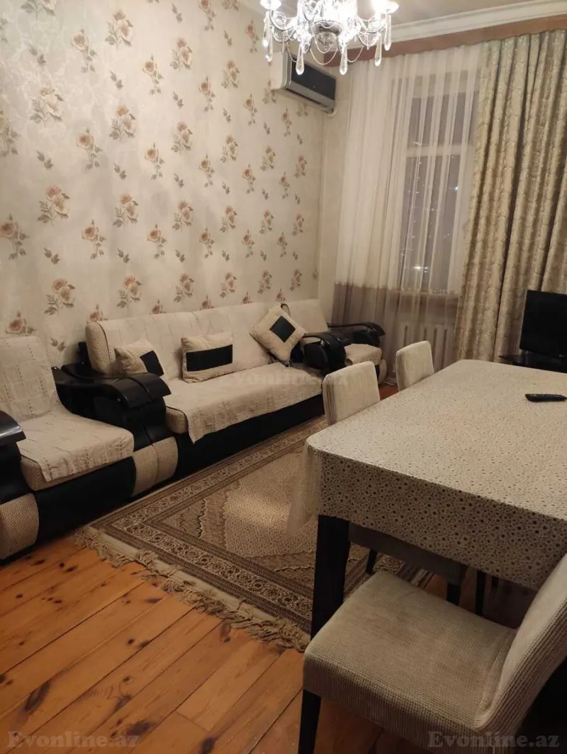 2 otaqlı Mənzil 65 m² Nəriman Nərimanov m. Kirayə verilir